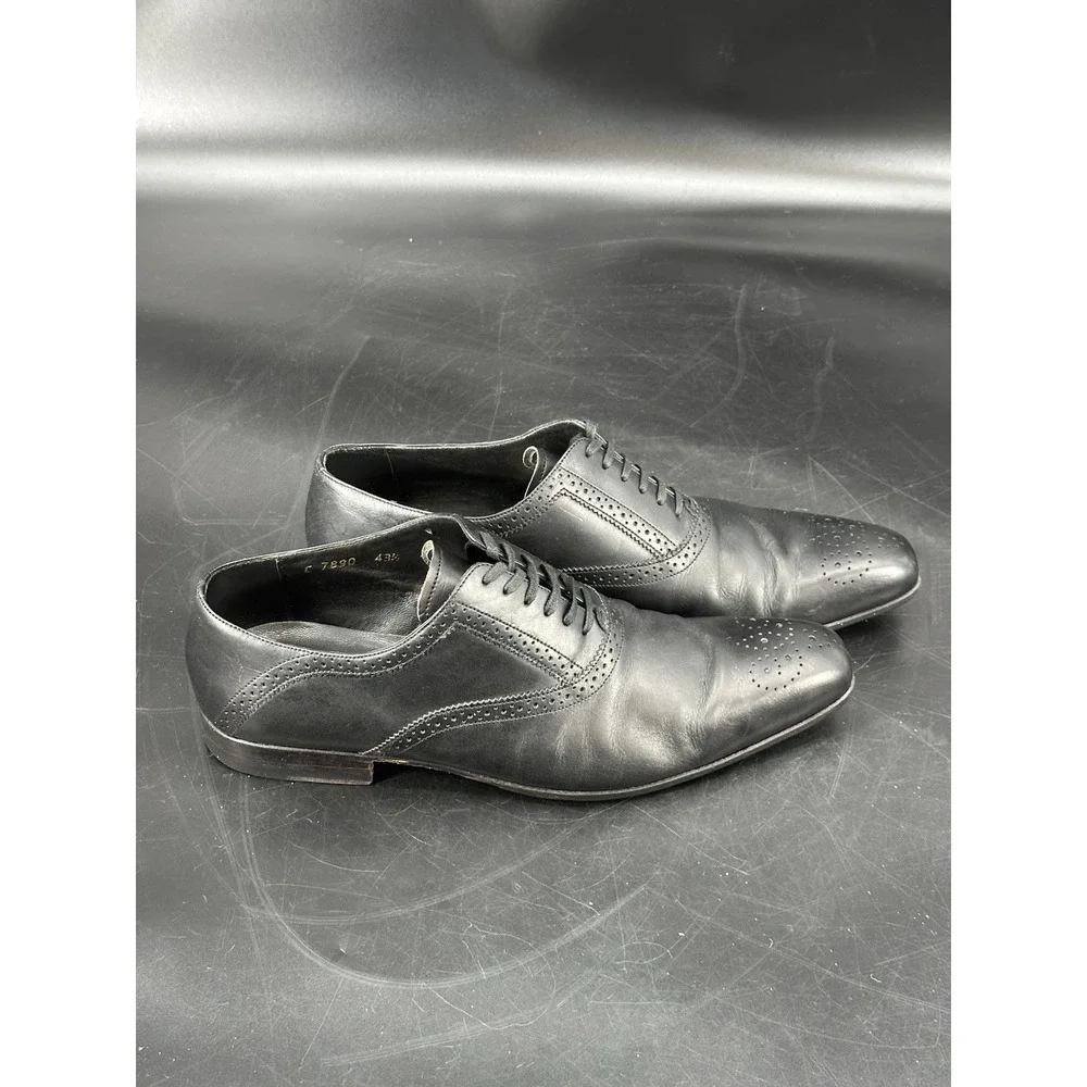 Pal Zileri Whole Cut Oxfords Brown Men's‎ Size 43.5 Black